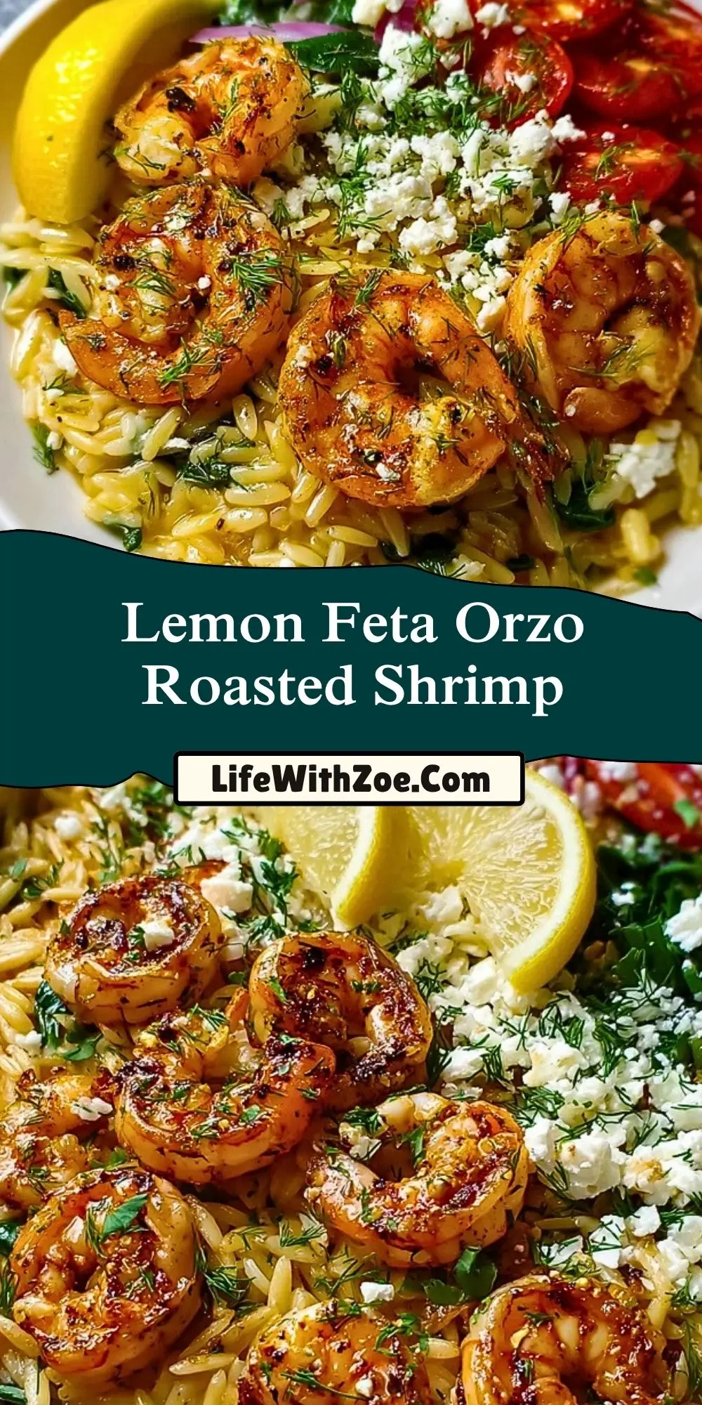 Lemon Feta Orzo Roasted Shrimp (2)