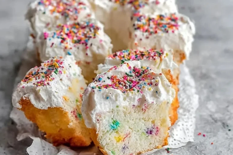 Light Funfetti Angel Food Cake