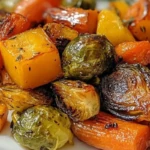 Maple Roasted Thanksgiving Veggies