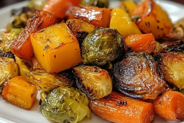 Maple Roasted Thanksgiving Veggies