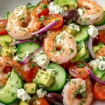Mediterranean Shrimp and Avocado Salad