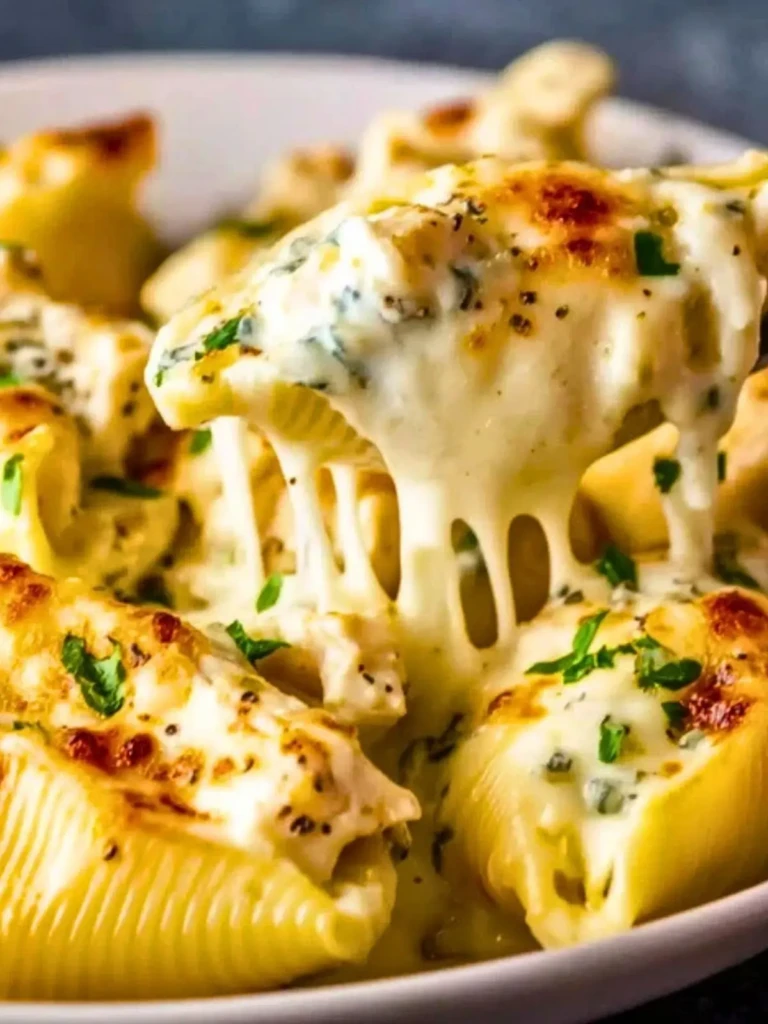 Million Dollar Chicken Alfredo Stuffed Shells 2