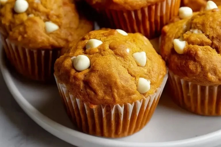 Moist Pumpkin White Chocolate Chip Muffins 1
