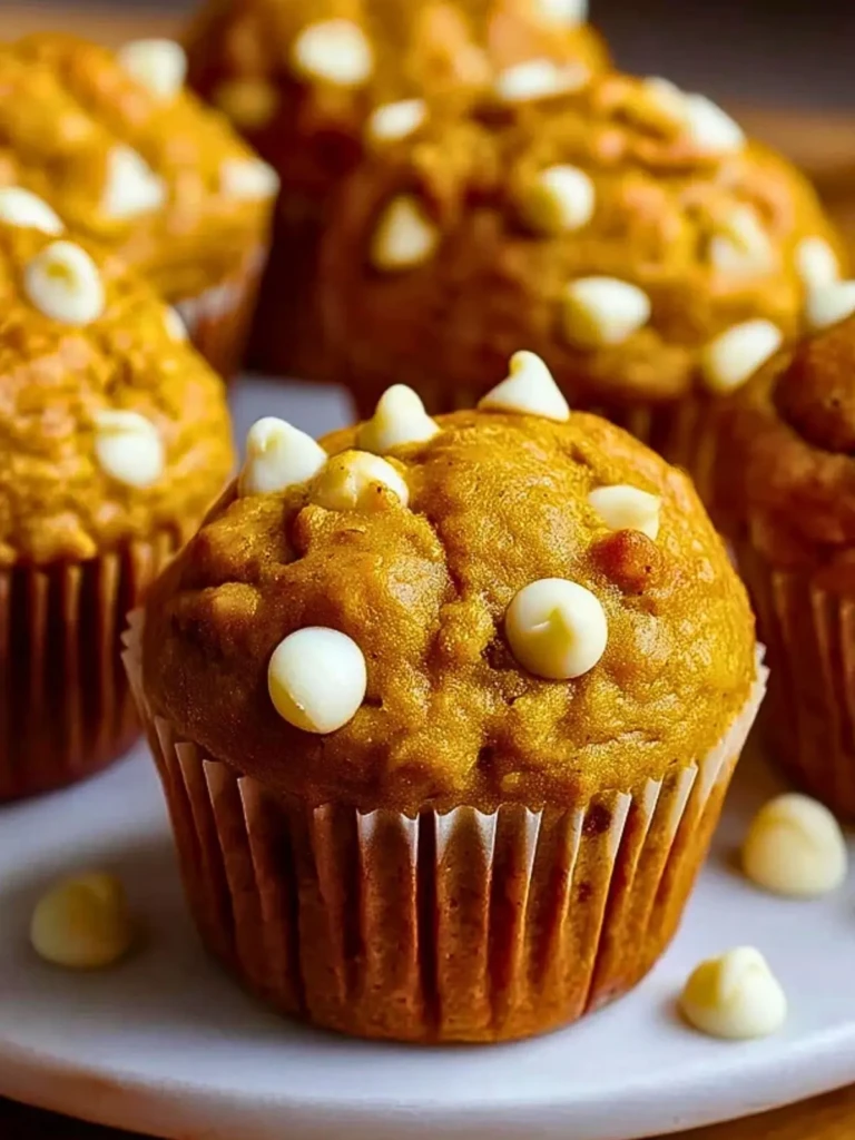 Moist Pumpkin White Chocolate Chip Muffins 2