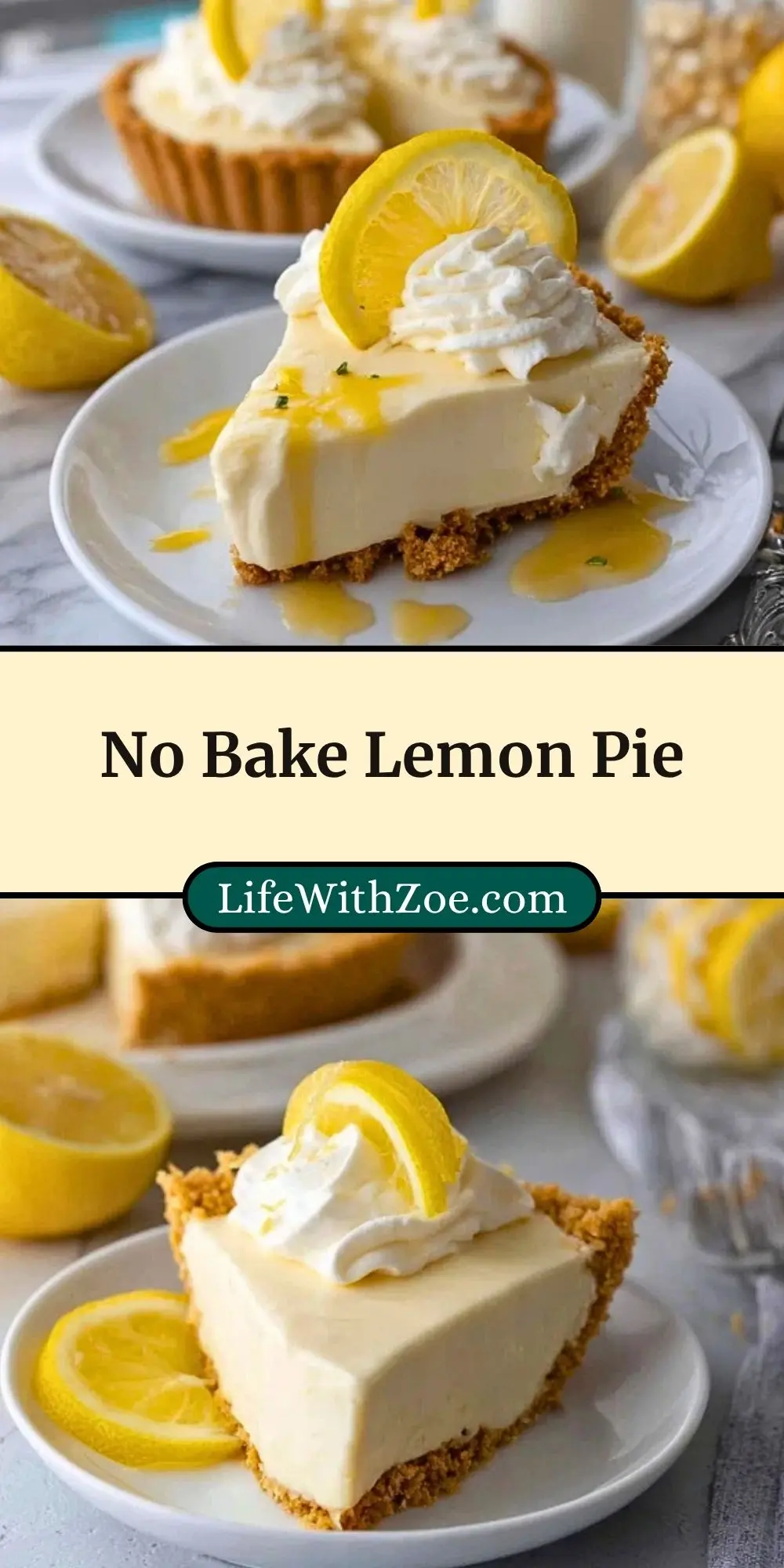 No Bake Lemon Pie 