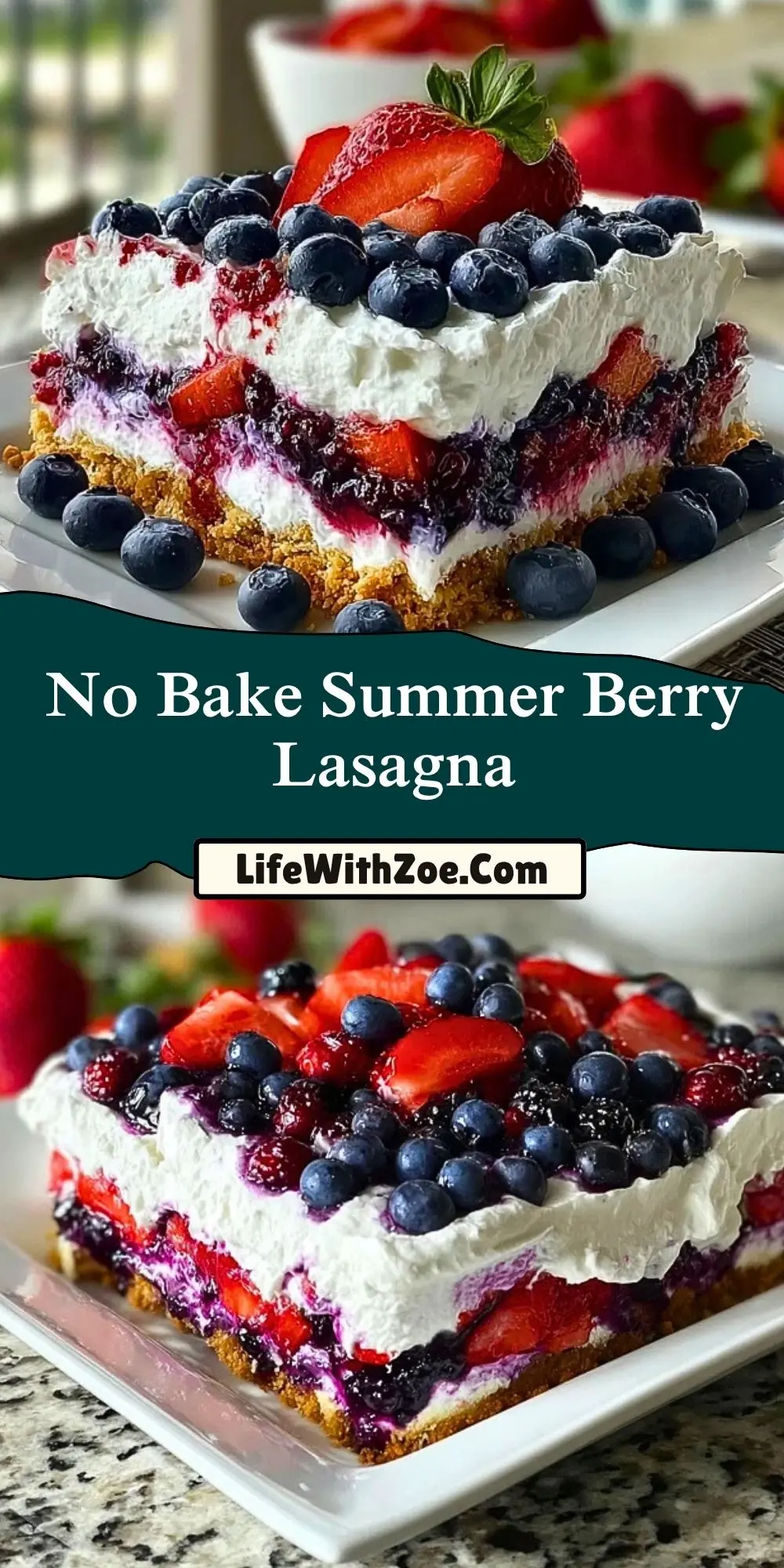 No Bake Summer Berry Lasagna (2)