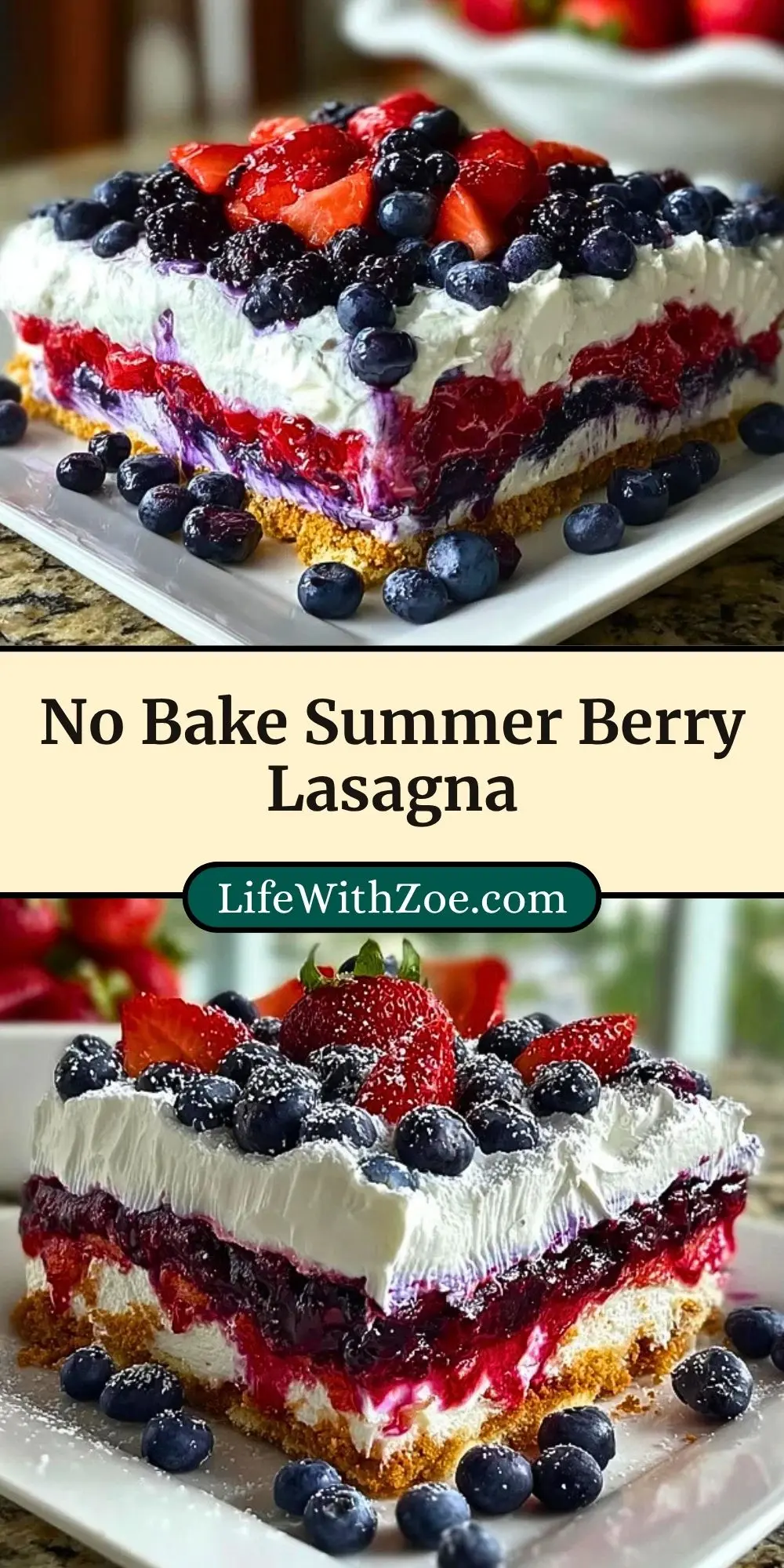 No Bake Summer Berry Lasagna (3)