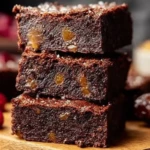 No Bake Vegan Date Brownies