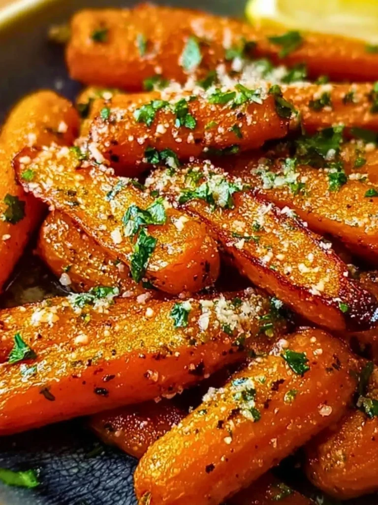 Parmesan Garlic Roasted Carrots (1)