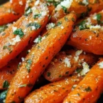 Parmesan Garlic Roasted Carrots