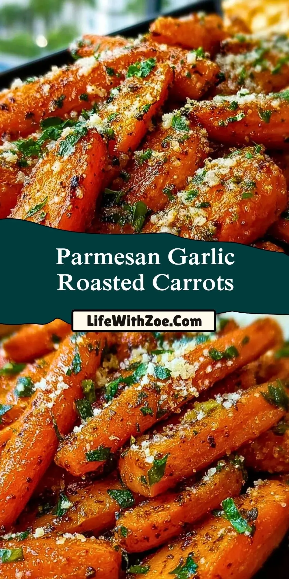 Parmesan Garlic Roasted Carrots (2)