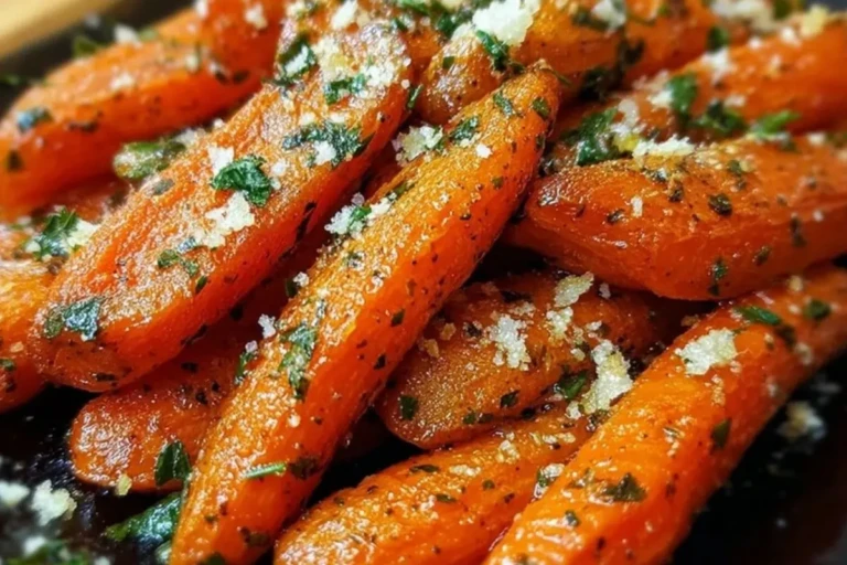 Parmesan Garlic Roasted Carrots