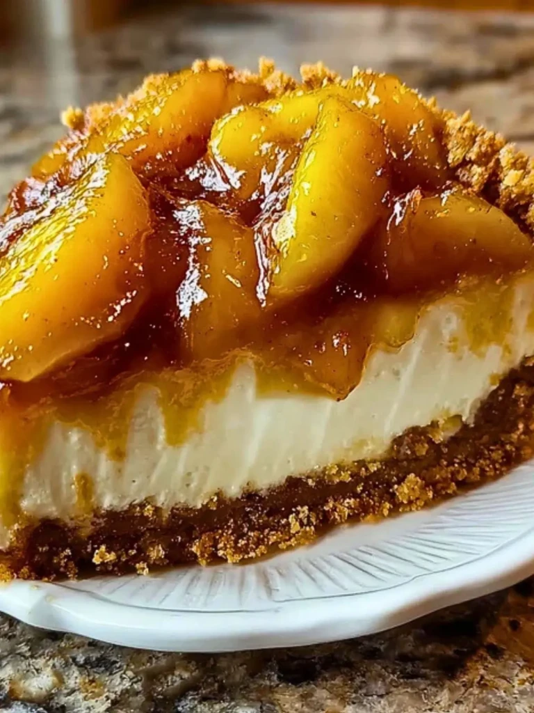 Peach Cobbler Cheesecake Fusion (1)
