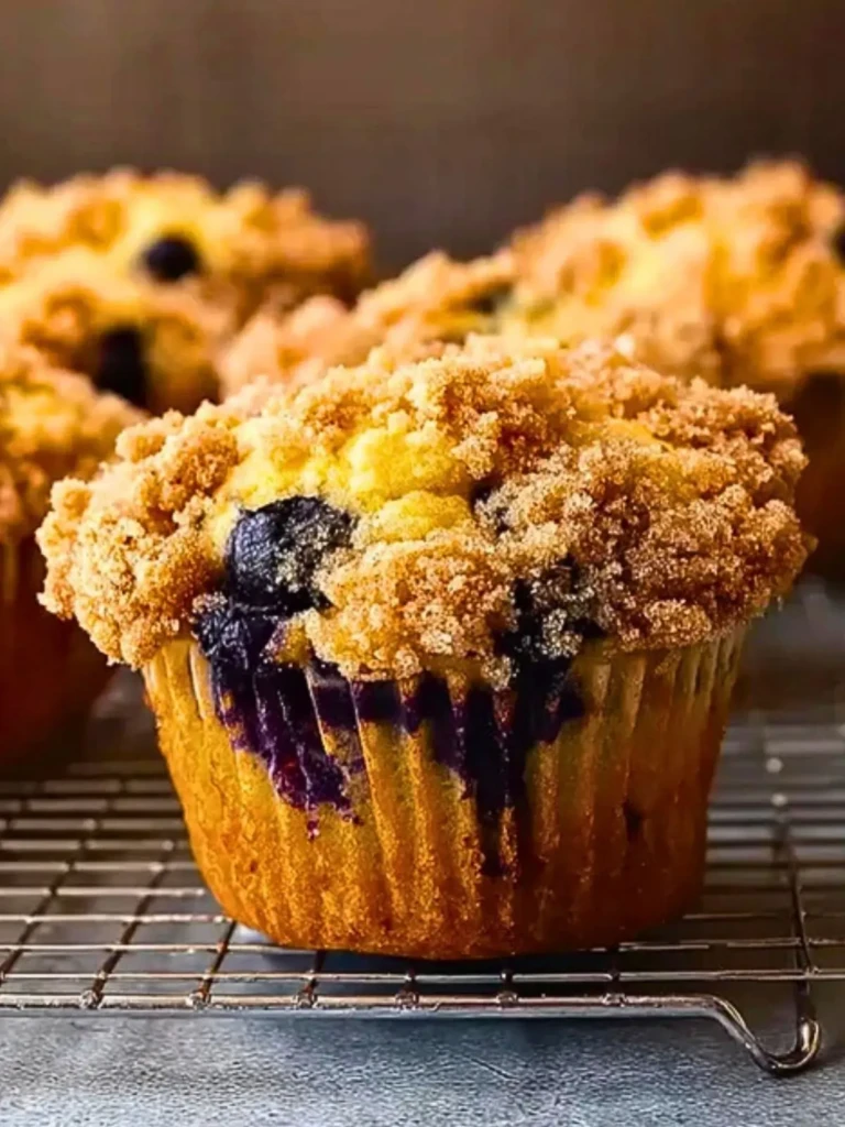 Perfect Blueberry Streusel Muffins (1)