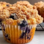 Perfect Blueberry Streusel Muffins
