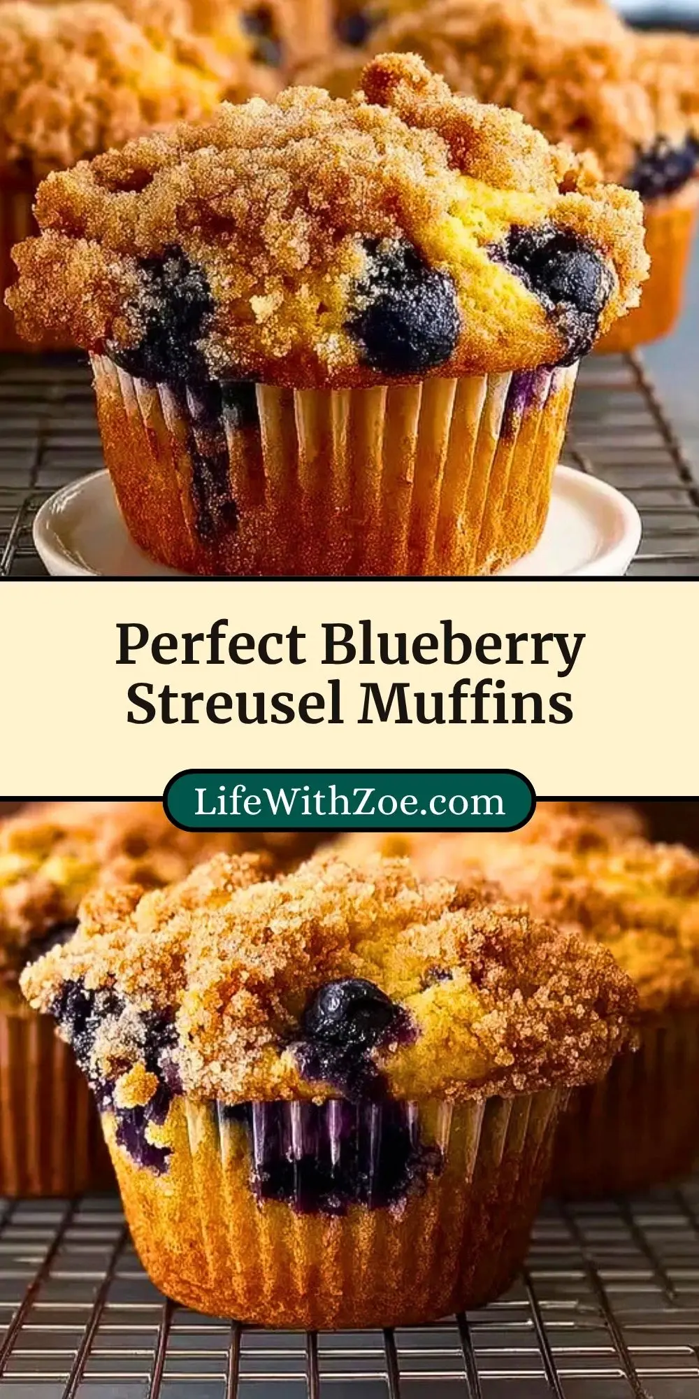 Perfect Blueberry Streusel Muffins (3)
