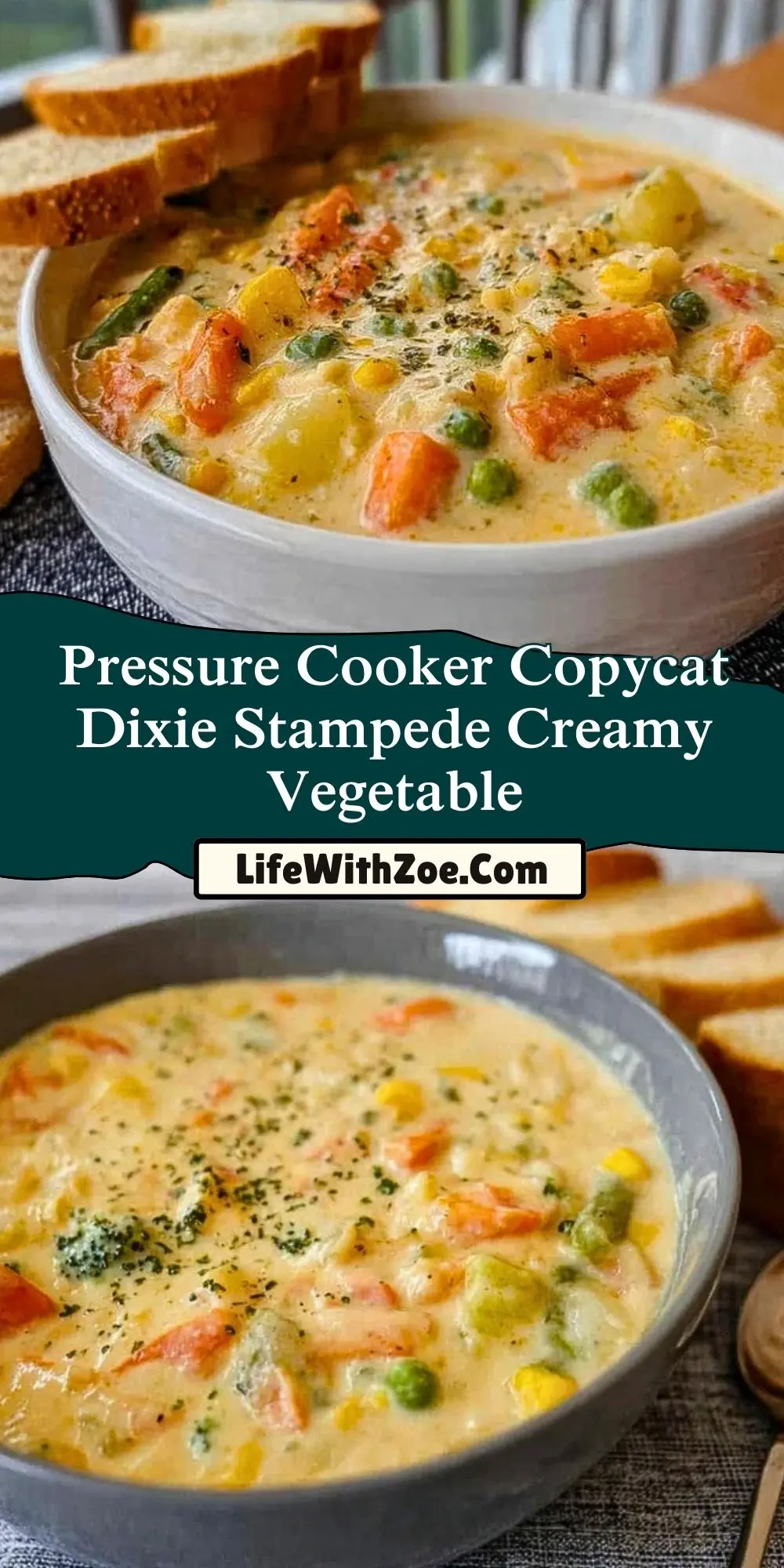 Pressure Cooker Copycat Dixie Stampede Creamy Vegetable (2)