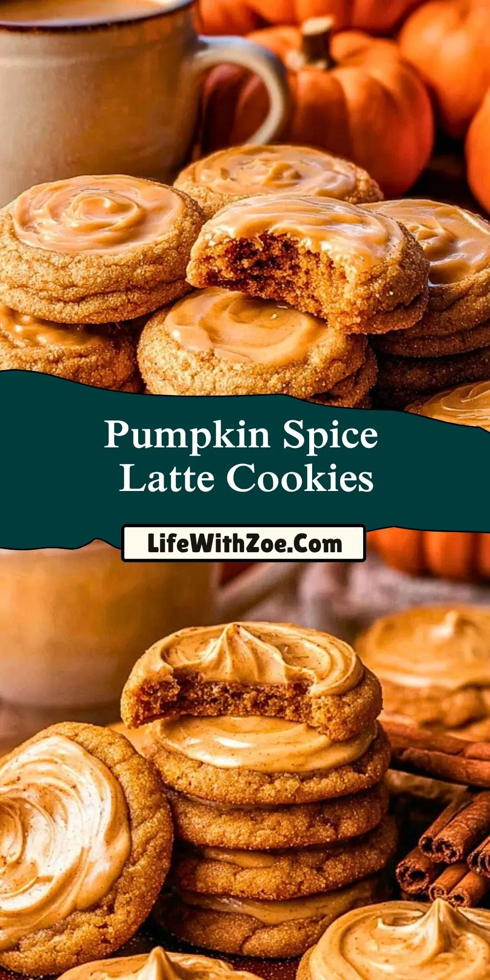 Pumpkin Spice Latte Cookies Pin 1