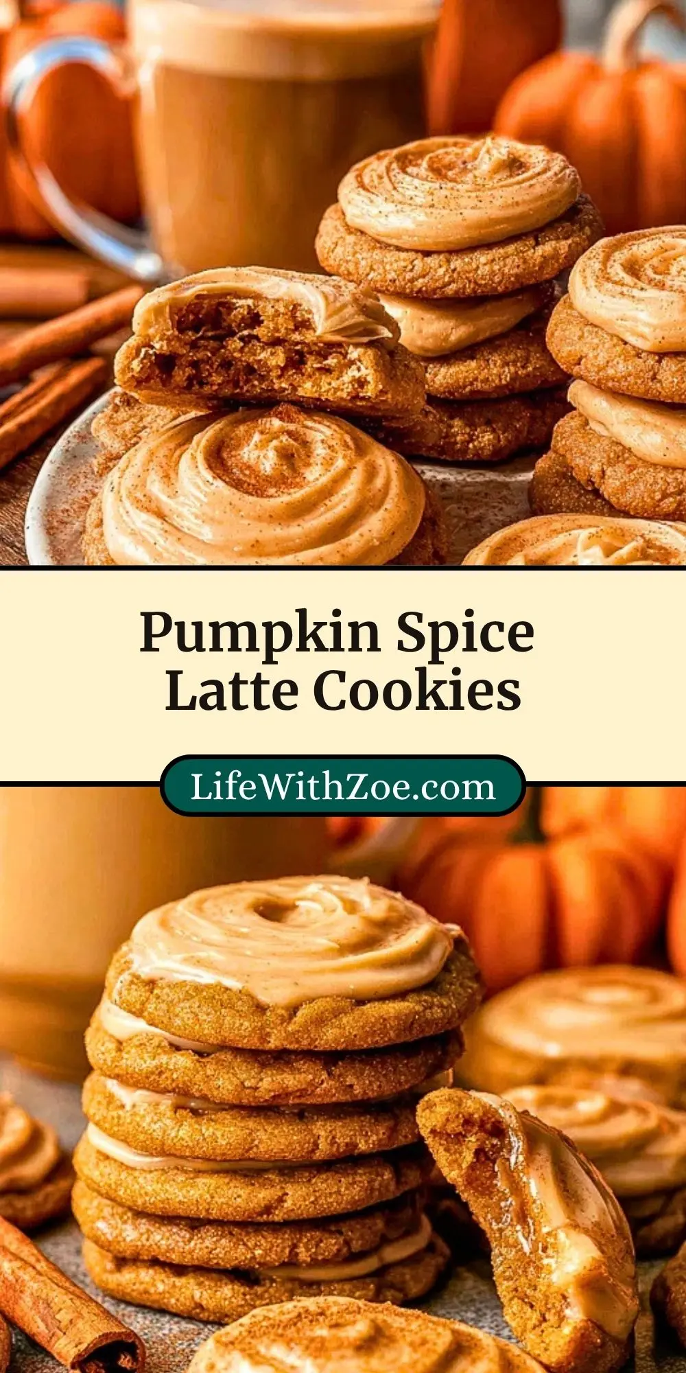 Pumpkin Spice Latte Cookies Pin 2