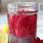 Raspberry Lemon Chia Seed Water 1