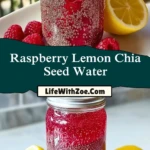 Raspberry Lemon Chia Seed Water Pin 1