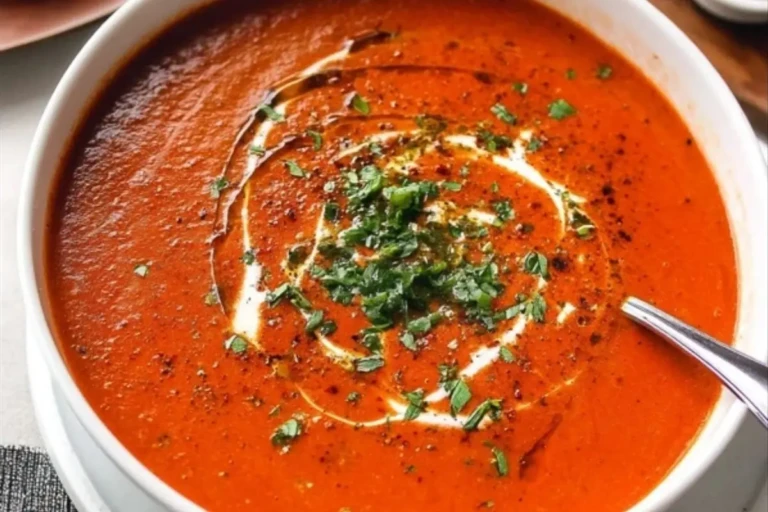 Roasted Red Pepper Soup 1