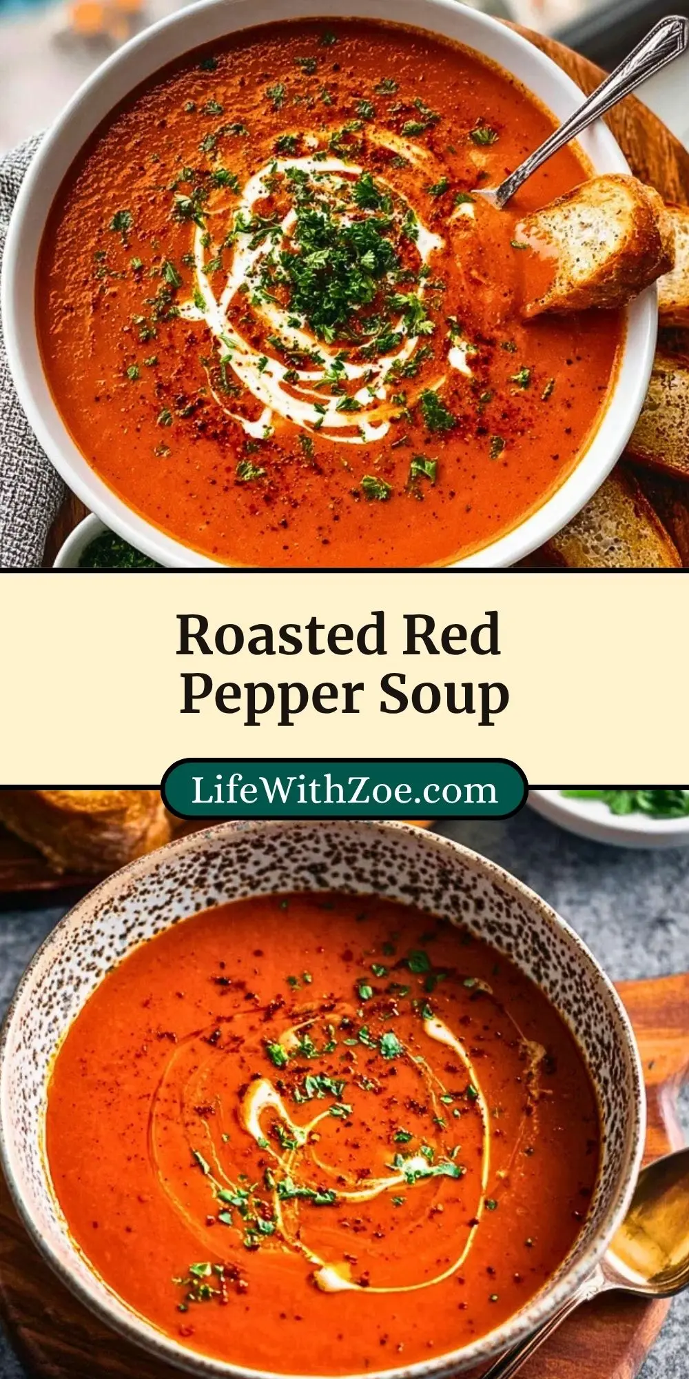 Roasted Red Pepper Soup Pin 2