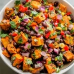 Roasted Sweet Potato Black Bean Salad 1