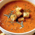 Roasted Tomato Basil Soup