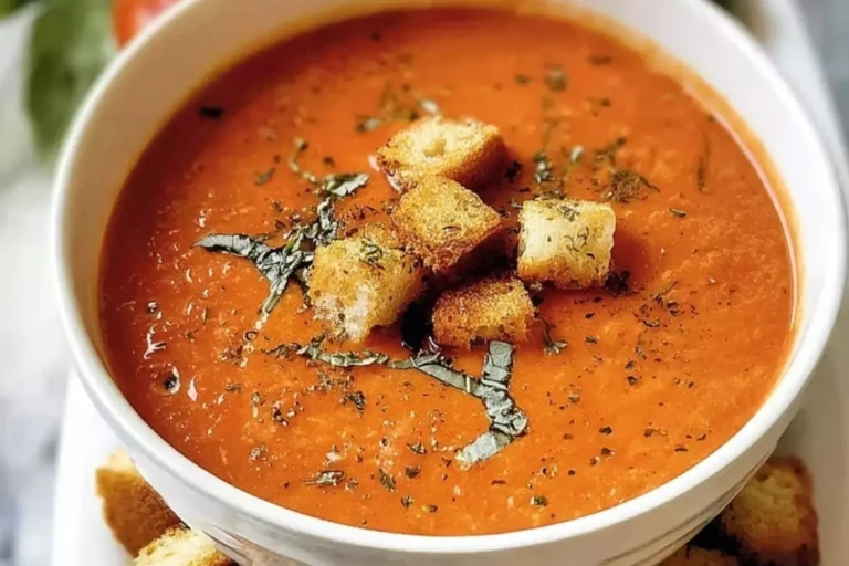 Roasted Tomato Basil Soup