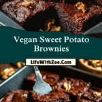Vegan Sweet Potato Brownies Pin 1