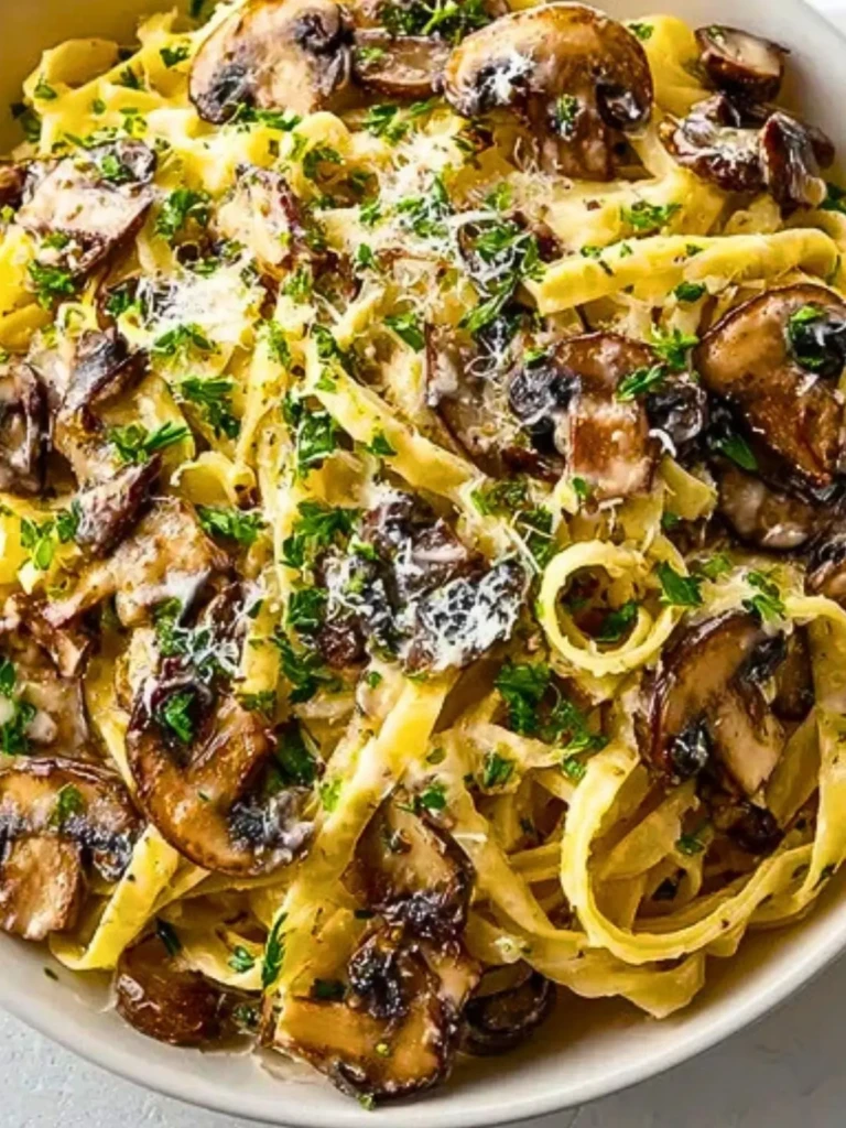 Caramelized Leek & Mushroom Gruyere Pasta (1)