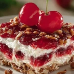 Cherry Pretzel Squares