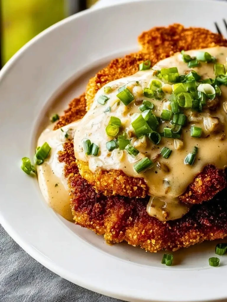 Chicken Fried Steak with Creamy Gravy (1)