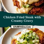 Chicken Fried Steak with Creamy Gravy (2)