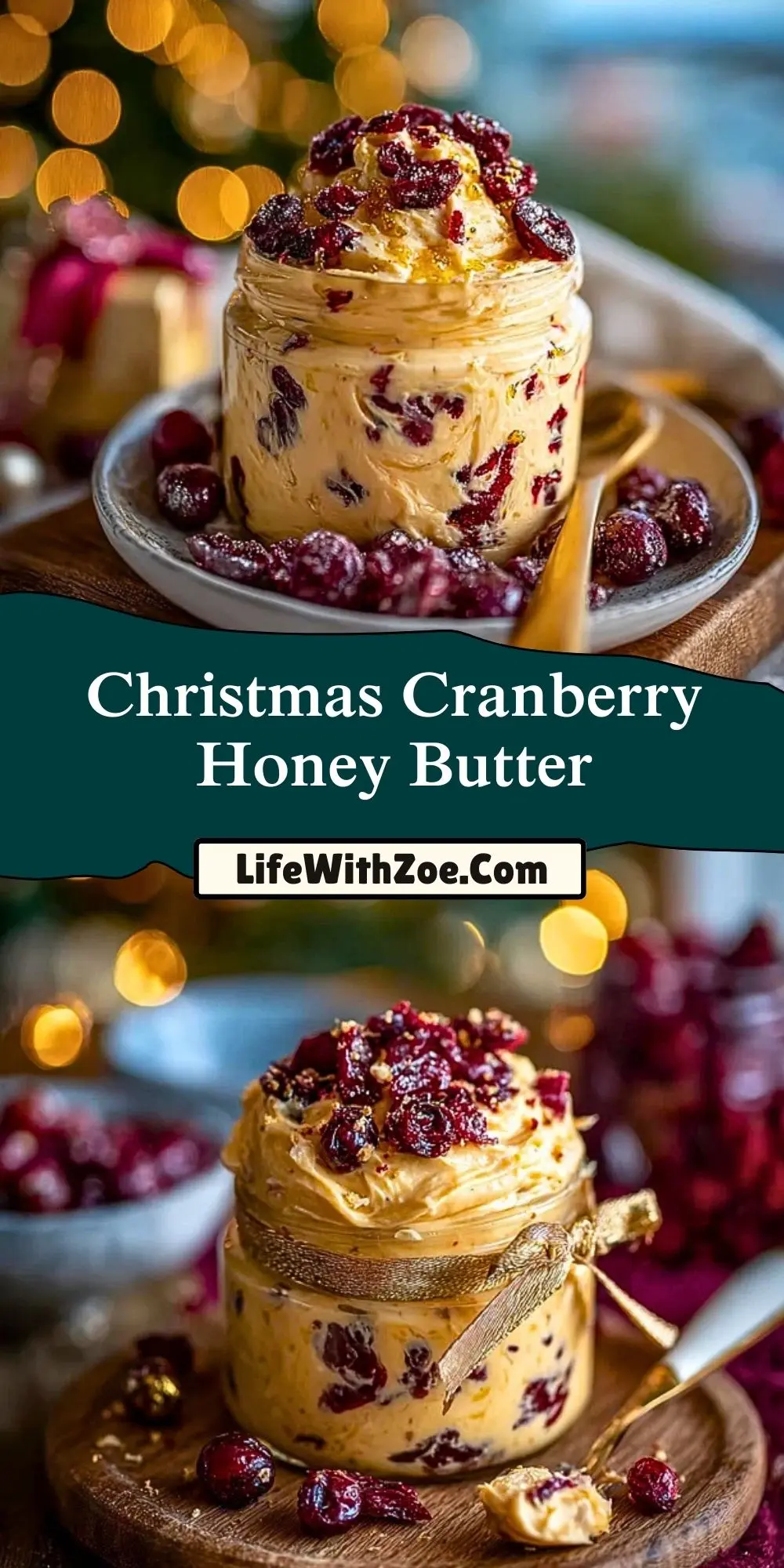 Christmas Cranberry Honey Butter (2)