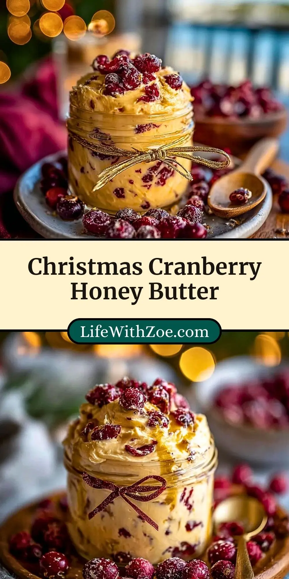 Christmas Cranberry Honey Butter (3)