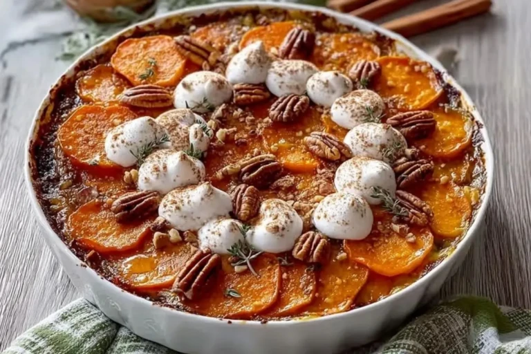 Cinnamon Scalloped Sweet Potatoes