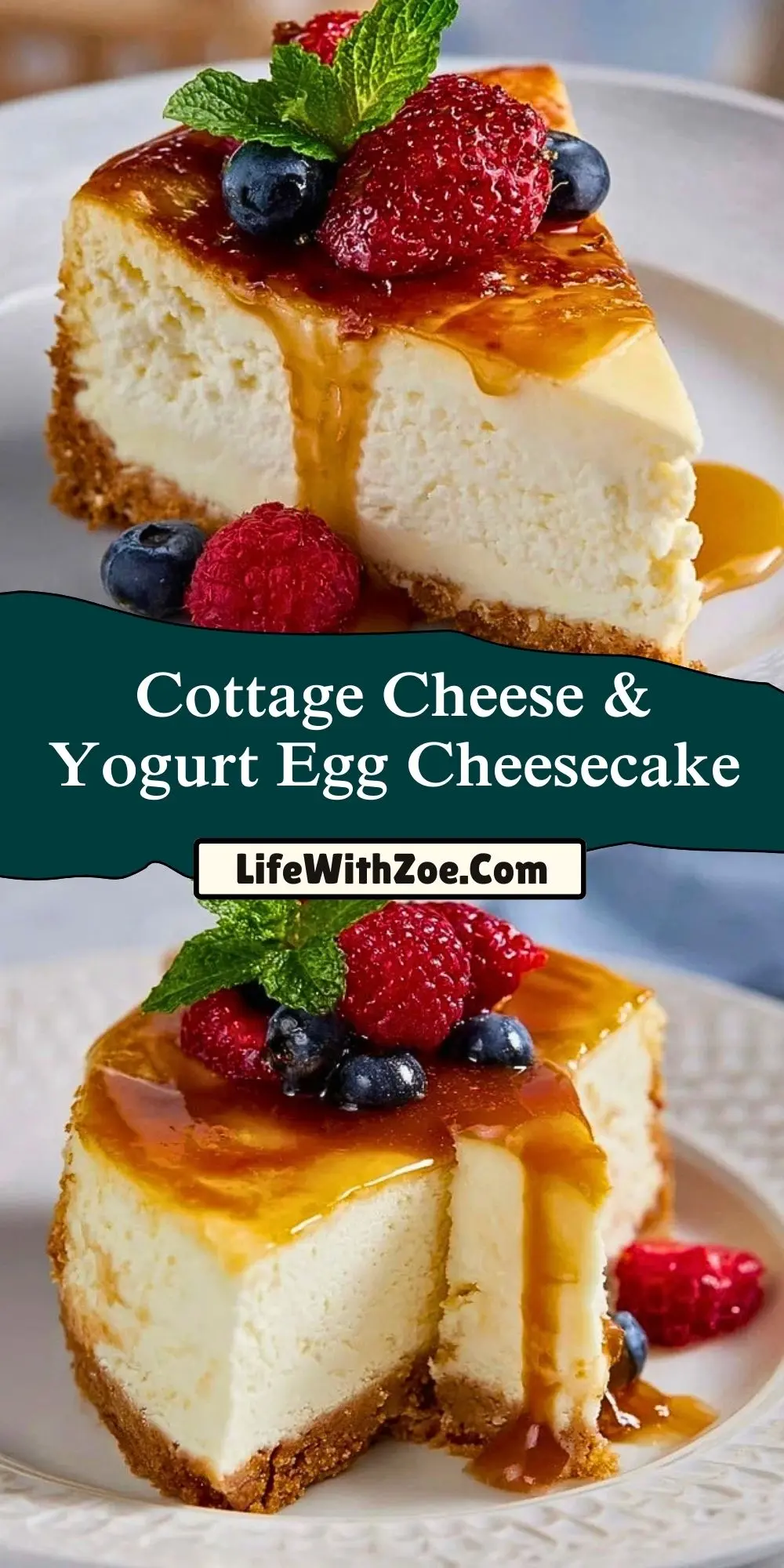 Cottage Cheese & Yogurt Egg Cheesecake (2)