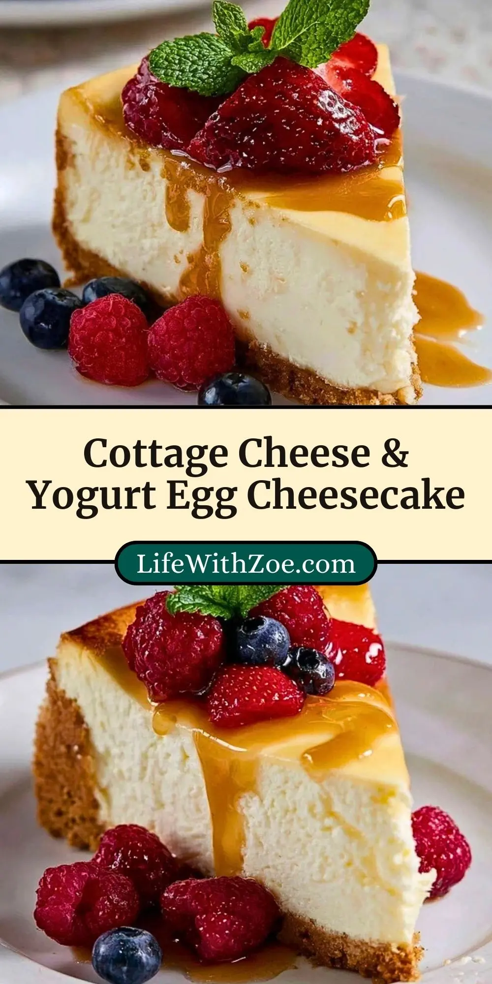 Cottage Cheese & Yogurt Egg Cheesecake (3)