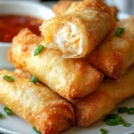 Crab Rangoon Egg Rolls