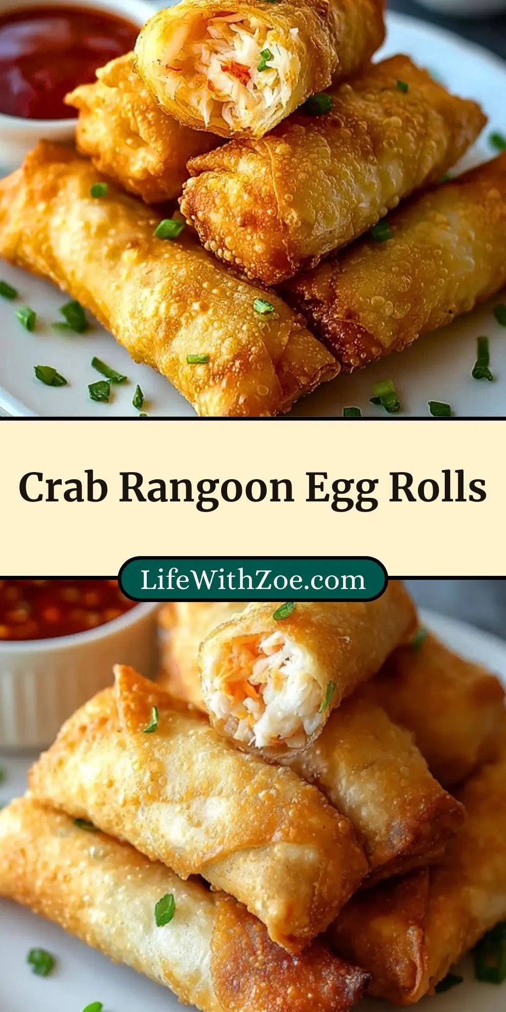 Crab Rangoon Egg Rolls (3)