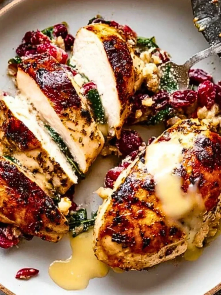 Cranberry Brie Stuffed Chicken Breasts (1)