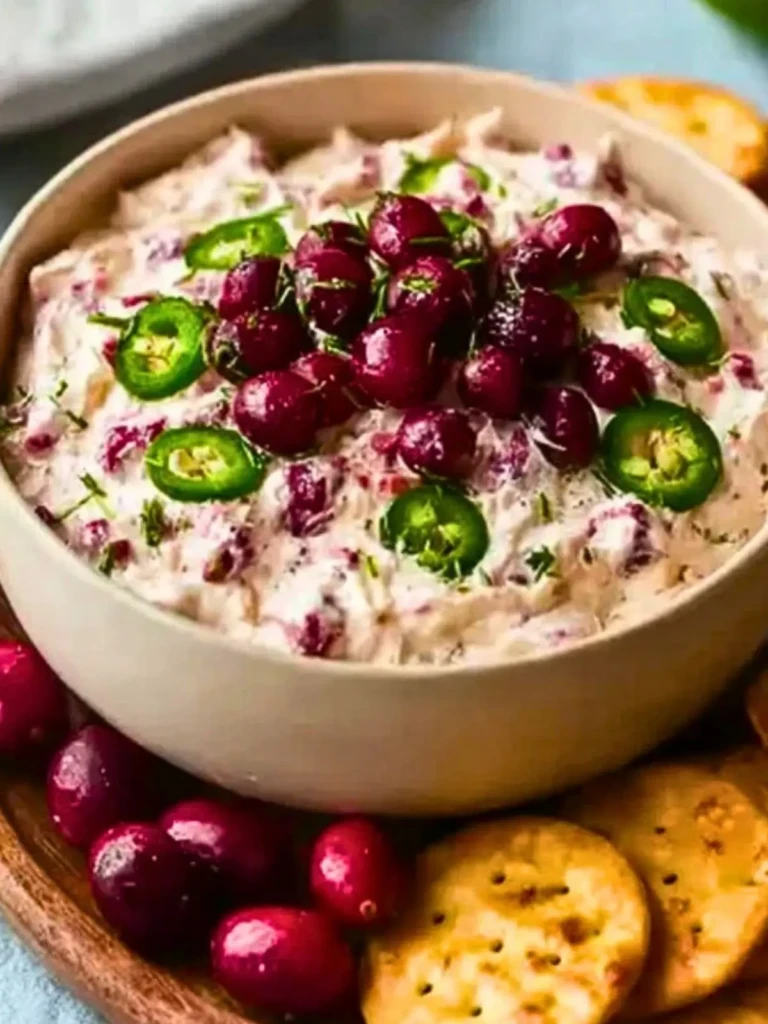 Cranberry Jalapeño Cream Cheese Dip (1)