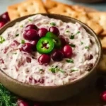 Cranberry Jalapeño Cream Cheese Dip