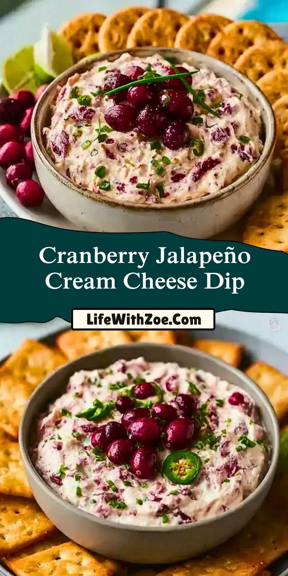 Cranberry Jalapeño Cream Cheese Dip (2)