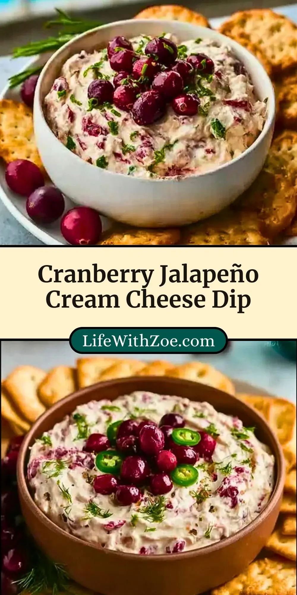 Cranberry Jalapeño Cream Cheese Dip (3)