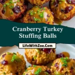Cranberry Turkey Stuffing Balls (2)