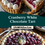 Cranberry White Chocolate Tart (2)