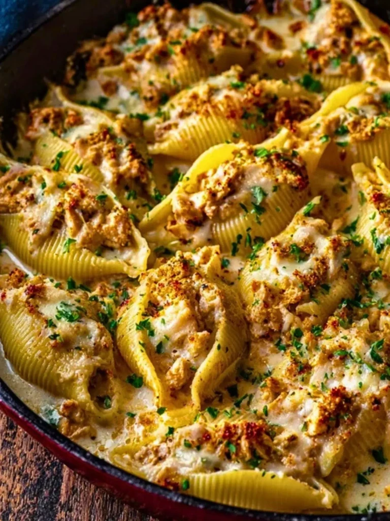 Creamy Cajun Chicken Stuffed Shells (1)